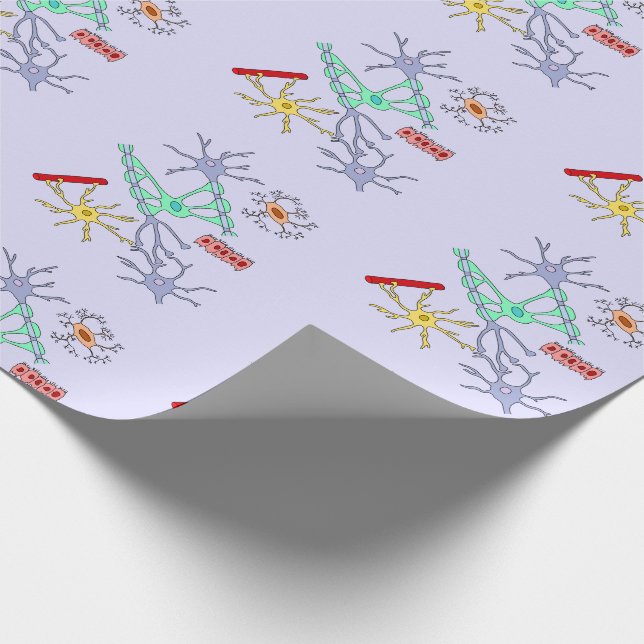 Papel De Presente Neurônios E Glia (Ponta)