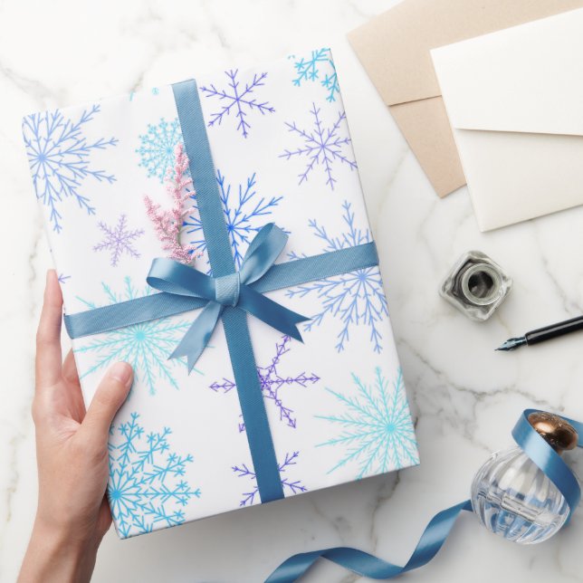 Papel De Presente Nevasca (Presentear)