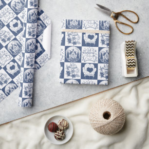 Papel De Presente Neve de inverno