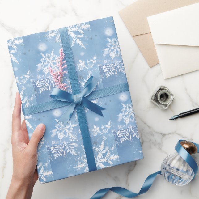 Papel De Presente Neve de Natal Maravilhosa (Presentear)