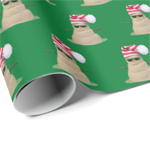 Papel De Presente Neve tropical na praia