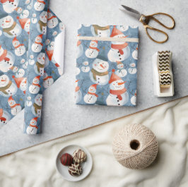 Papel De Presente Neves de desenhos animados