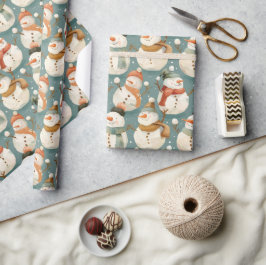 Papel De Presente Neves de desenhos animados