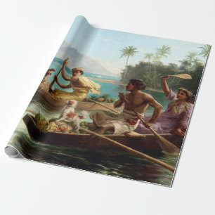 Papel De Presente Nicholas Chevalier Corrida ao Mercado, Taiti