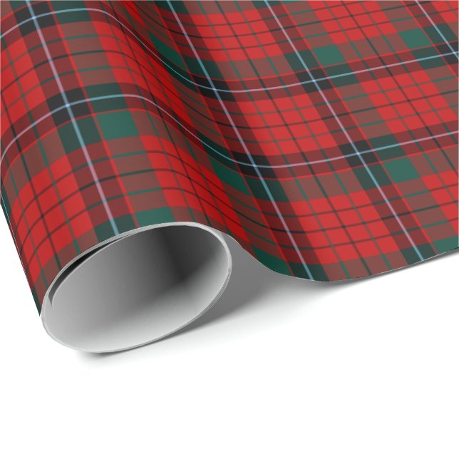 Papel De Presente Nicolson Clan Tartan (Ponta do rolo)