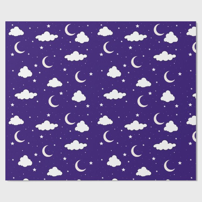 Papel De Presente Night Sky Wrapping Paper (Aberto)