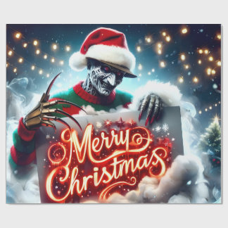 Papel De Presente Nightmare Merry Christmas 