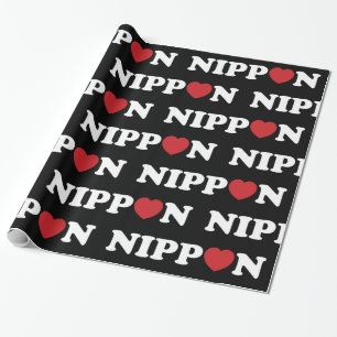 Papel De Presente Nippon Love Heart Wrapper Paper
