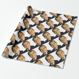 Papel De Presente Nixon Head
