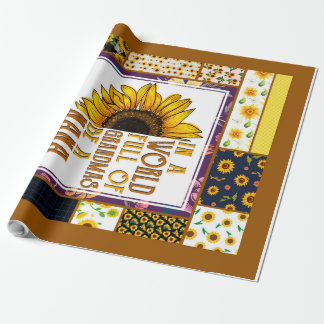 Papel De Presente "No Cheio Mundial, Vovó Seja Um Nana Blanket