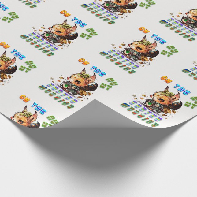 Papel De Presente No Guerreiro da Páscoa de Caça (Ponta)