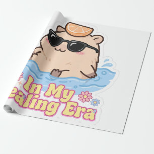 Papel De Presente No Meu Período de Cura Capivara Engraçada