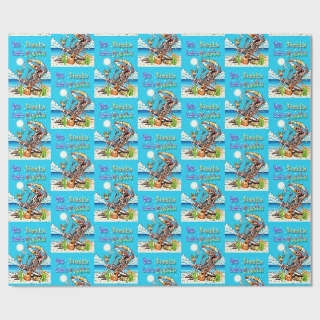 Papel De Presente No Siesta Vamos Fiesta (Aberto)