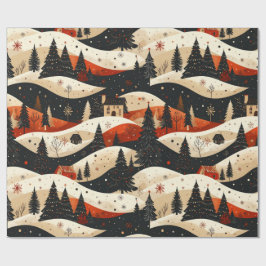 Papel De Presente Noir Noël - House