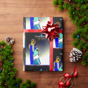 Papel De Presente Noite Sagrada Silenciosa