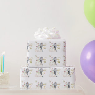 Papel De Presente Noiva Corada em Flor Cheer Noiva & Noivo