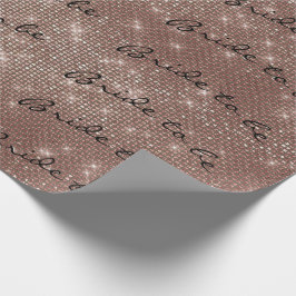 Papel De Presente Noiva de Pincel Personalizada a ser Rosa Esbranqui