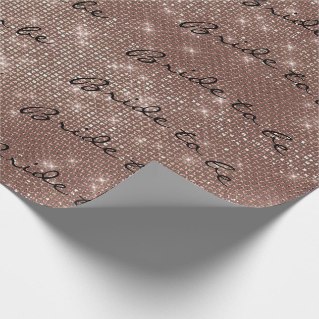 Papel De Presente Noiva de Pincel Personalizada a ser Rosa Esbranqui (Ponta)