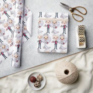 Papel De Presente Noiva Ou Casamento