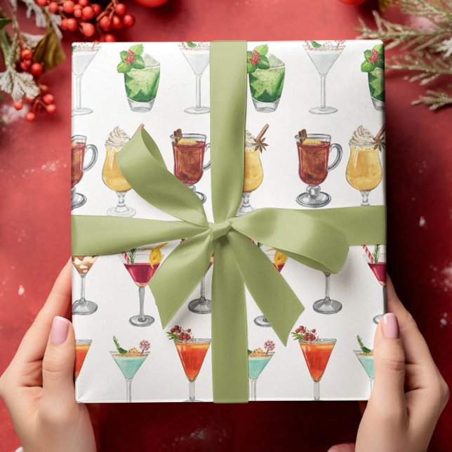 Papel De Presente Noivado do Cocktail Vestido Natal (Criador carregado)