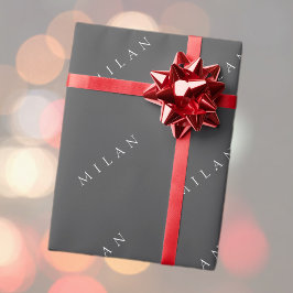 Papel De Presente Nome Clássico (ou palavra)