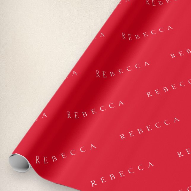 Papel De Presente Nome Clássico (ou palavra) (Criador carregado)