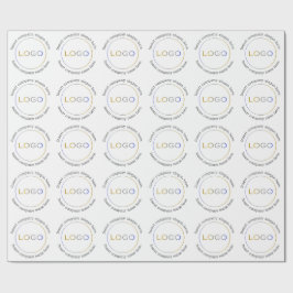 Papel De Presente Nome do logotipo comercial Slogan profissional min