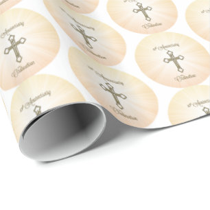 Papel De Presente Nome feito sob encomenda, 10o aniversário da
