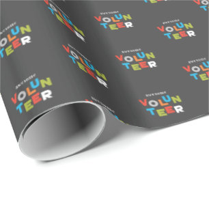 Papel De Presente Nome feito sob encomenda, apreciação voluntária