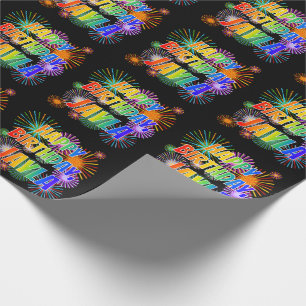 Papel De Presente Nome "JAYLA", Diversão "FELIZ ANIVERSÁRIO"