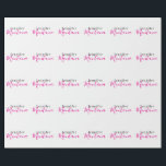 Papel De Presente Nome moderno e elegante profissional<br><div class="desc">Um design perfeito que funcionará nos negócios ou na sua vida privada. Um olhar simples,  minimalista e perfeito. Só para você.</div>