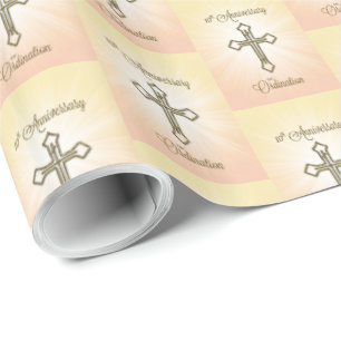 Papel De Presente Nome Personalizado, 10º Aniversário da Ordenaç