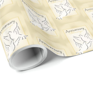 Papel De Presente Nome Personalizado, Bênçãos de Aniversário de 