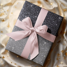 Papel De Presente Nome Personalizado de Mineração de Mineração Preta