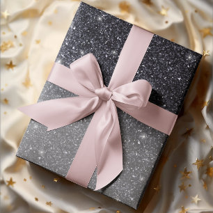 Papel De Presente Nome Personalizado de Mineração de Mineração Preta