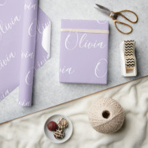 Nome Personalizado Elegante Roxo Moderno