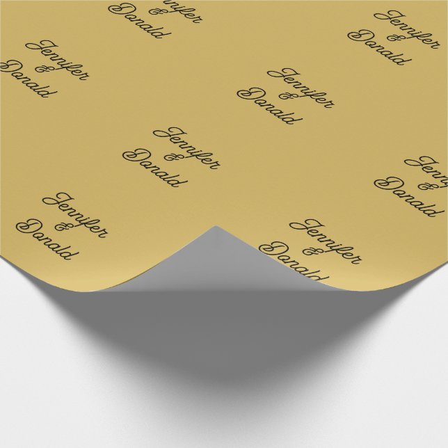 Papel De Presente Nomes pessoais simples e modernos com caligrafia e (Ponta)