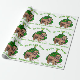 Papel De Presente Norfolk Terrier Natal