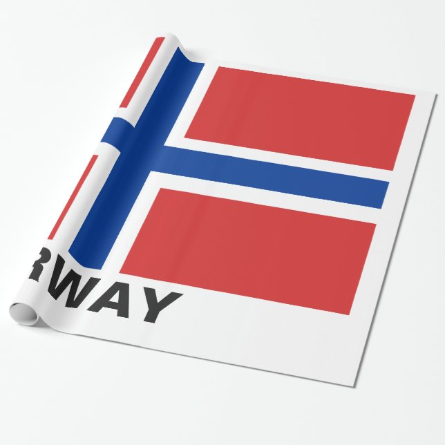 Papel De Presente Noruega (Desenrolado)