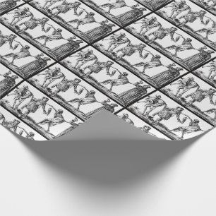 Papel De Presente "Nós dançamos com papel de envolvimento do praga