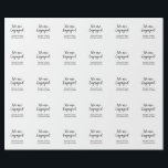 Papel De Presente Nós somos casal noivo nome data caligrafiaestiloso<br><div class="desc">Design</div>