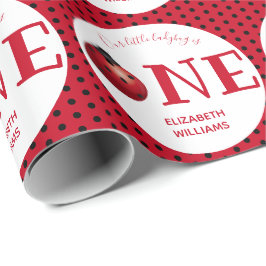 Papel De Presente Nossa Pequena Senhorita Primeira Festa de Aniversá