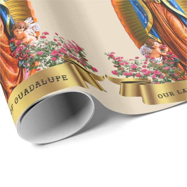 Papel De Presente Nossa Senhora de Guadalupe (Ponta do rolo)