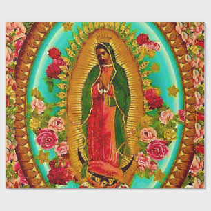 Papel De Presente Nossa Senhora Guadalupe Santo Virgem Mexicana Mari