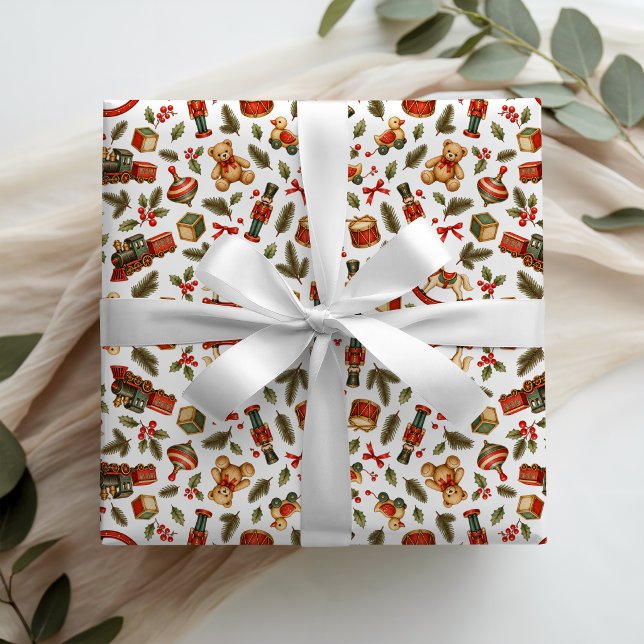 Papel De Presente Nostalgia de Natal Atemporal de Contos de Fadas Vi (Criador carregado)