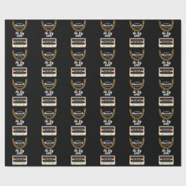 Papel De Presente Notorious One 1st Birthday Black 