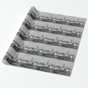 Papel De Presente Nova Iorque do estado do império