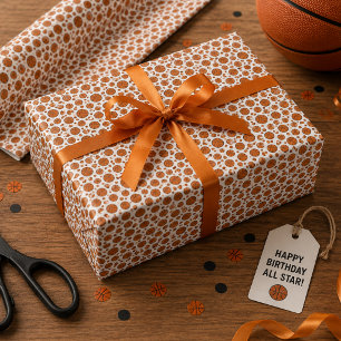 Papel De Presente Novato do Ano de Basquete de primeiro aniversario