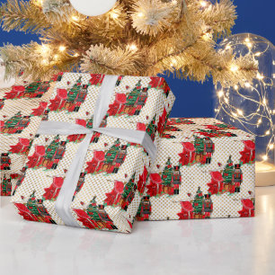 Papel De Presente Nozes de Natal