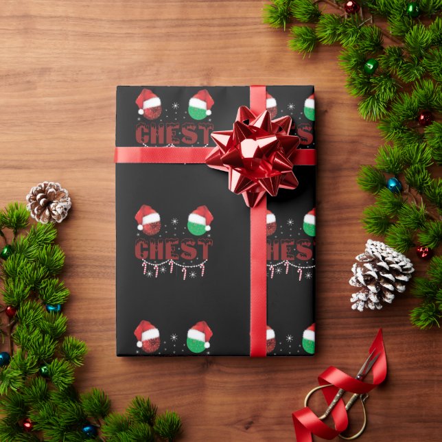 Papel De Presente Nozes de Natal Correspondência de Natal Casais  (Presente de Natal)